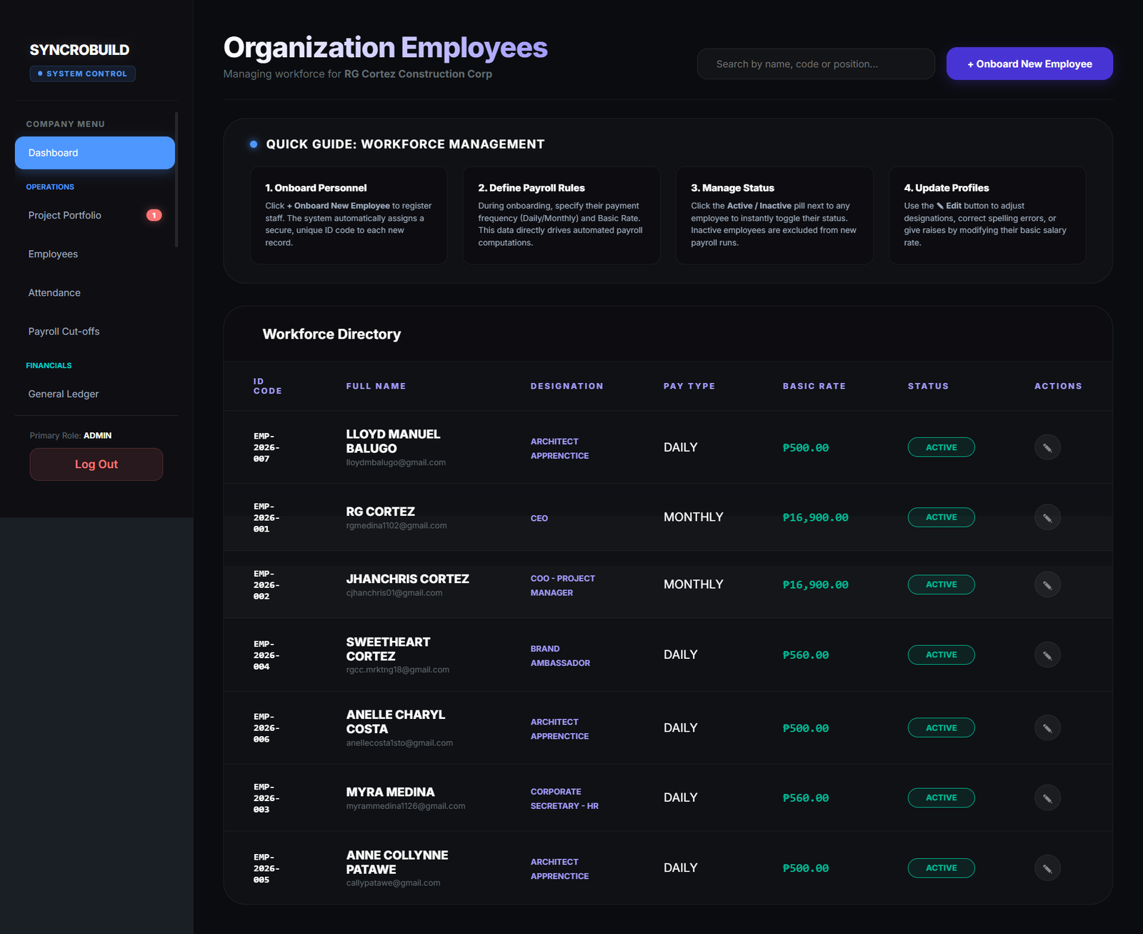 System Screenshot