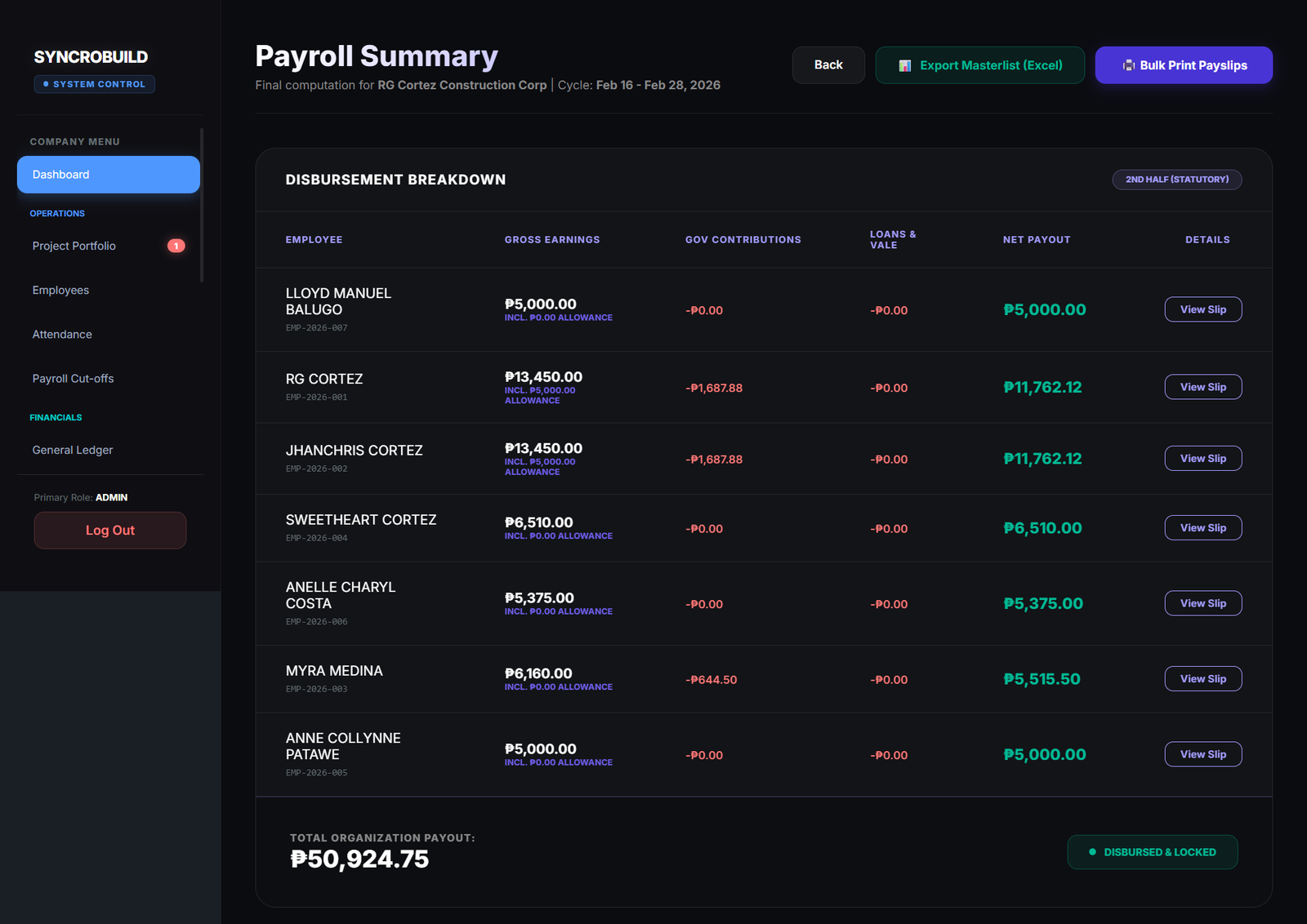 System Screenshot